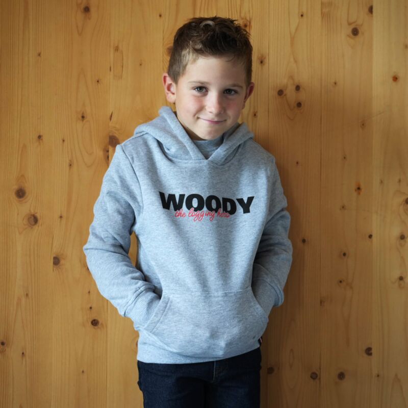 Kinder Kapuzenpullover "WOODY"