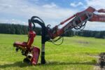 HITACHI ZX135US mit WOODY WH50-1