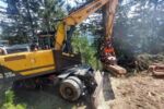 Mobilbagger Hyundai HW 210 mit WOODY WH6