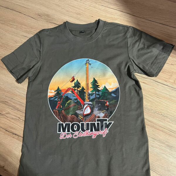 Kinder T-Shirt "MOUNTY" grün