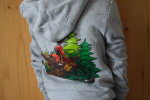 Kinder Kapuzenpullover "WOODY"