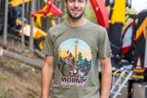 T-Shirt "MOUNTY" grün