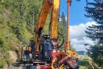 Mobilbagger Hyundai HW 210 mit WOODY WH6